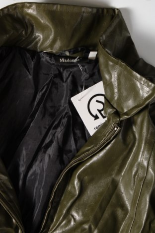 Damen Lederjacke Madonna, Größe L, Farbe Grün, Preis 34,10 €