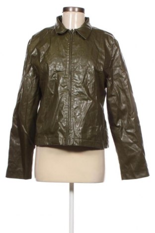 Dámska kožená bunda  Madonna, Veľkosť L, Farba Zelená, Cena  6,39 €