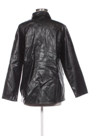Дамско кожено яке SHEIN, Размер XS, Цвят Черен, Цена 17,64 лв.