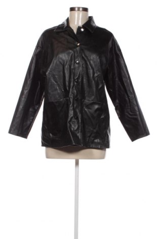 Dámska kožená bunda  SHEIN, Veľkosť XXS, Farba Čierna, Cena  6,39 €