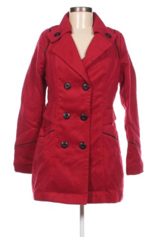 Дамско палто, Размер S, Цвят Червен, Цена 37,45 лв.