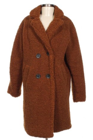 Palton de femei Bershka, Mărime L, Culoare Maro, Preț 105,59 Lei
