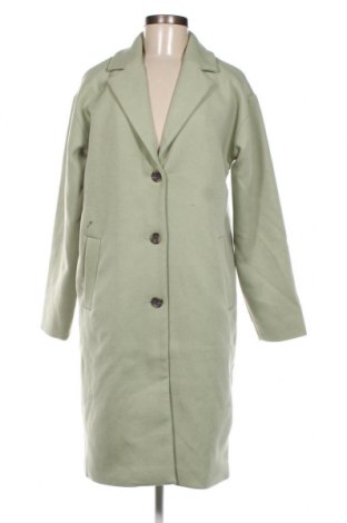Γυναικείο παλτό Pieces, Μέγεθος M, Χρώμα Πράσινο, Τιμή 32,03 €