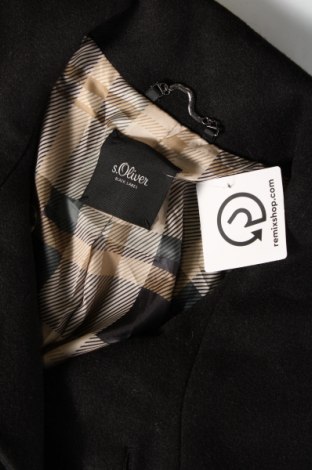 Γυναικείο παλτό S.Oliver Black Label, Μέγεθος XS, Χρώμα Μαύρο, Τιμή 73,79 €