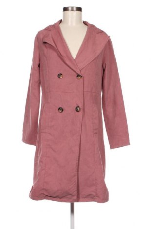 Dámský kabát  SHEIN, Velikost S, Barva Popelavě růžová, Cena  194,00 Kč