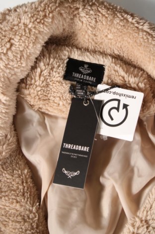 Γυναικείο παλτό Threadbare, Μέγεθος M, Χρώμα  Μπέζ, Τιμή 26,60 €