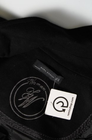 Дамско палто Zara, Размер XL, Цвят Черен, Цена 34,30 лв.