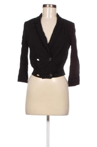 Γυναικείο σακάκι Bershka, Μέγεθος S, Χρώμα Μαύρο, Τιμή 6,81 €