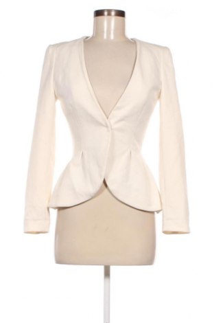 Дамско сако H&M, Размер XS, Цвят Екрю, Цена 24,20 лв.