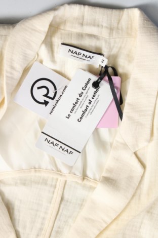 Γυναικείο σακάκι Naf Naf, Μέγεθος L, Χρώμα Εκρού, Τιμή 66,49 €