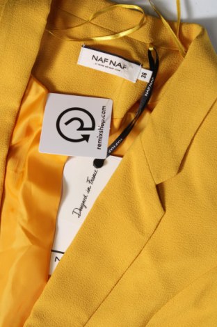 Дамско сако Naf Naf, Размер S, Цвят Жълт, Цена 129,00 лв.