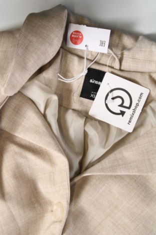 Γυναικείο σακάκι Sinsay, Μέγεθος XS, Χρώμα  Μπέζ, Τιμή 36,08 €