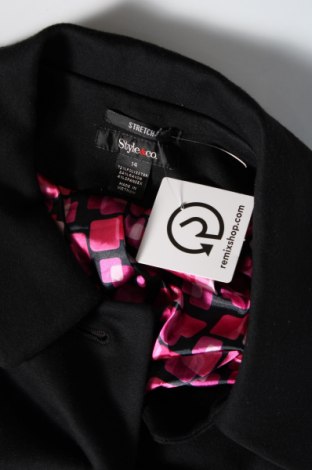 Γυναικείο σακάκι Style & Co, Μέγεθος L, Χρώμα Μαύρο, Τιμή 22,46 €