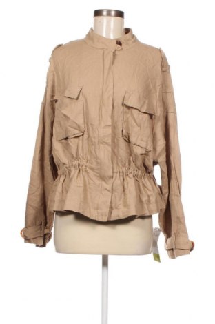 Γυναικείο μπουφάν Kiabi, Μέγεθος XL, Χρώμα  Μπέζ, Τιμή 8,31 €