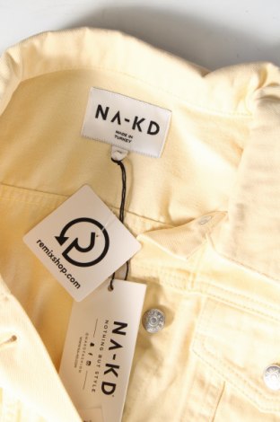 Γυναικείο μπουφάν NA-KD, Μέγεθος XS, Χρώμα Εκρού, Τιμή 5,26 €