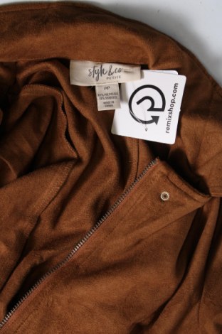 Γυναικείο μπουφάν Style & Co, Μέγεθος M, Χρώμα Καφέ, Τιμή 29,69 €