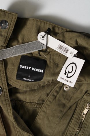 Γυναικείο μπουφάν Tally Weijl, Μέγεθος XS, Χρώμα Πράσινο, Τιμή 14,29 €