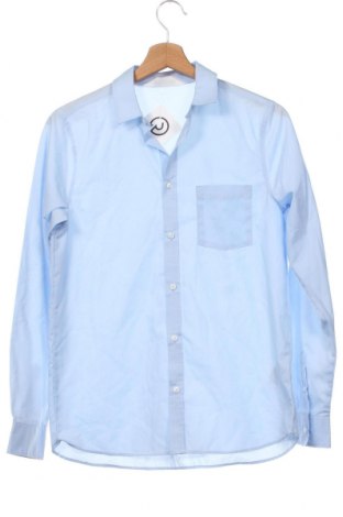 Детска риза H&M, Размер 12-13y/ 158-164 см, Цвят Син, Цена 6,66 лв.