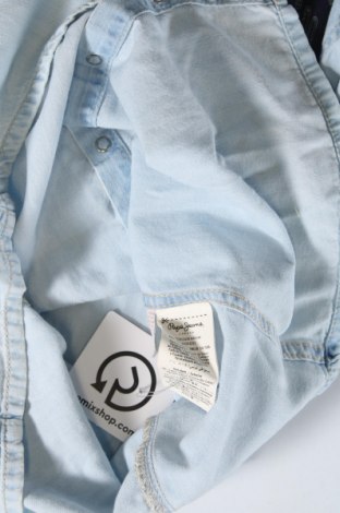 Kinderhemd Pepe Jeans, Größe 13-14y/ 164-168 cm, Farbe Blau, Preis 7,98 €