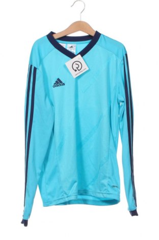 Kinder Sportbluse Adidas, Größe 10-11y/ 146-152 cm, Farbe Blau, Preis € 13,36