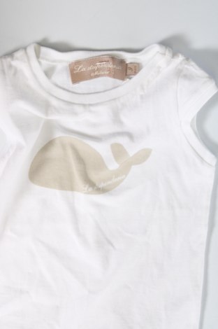 Dziecięcy T-shirt La stupenderia, Rozmiar 9-12m/ 74-80 cm, Kolor Biały, Cena 7,08 zł