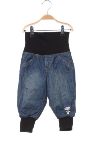 Dětské džíny  H&M, Velikost 9-12m/ 74-80 cm, Barva Modrá, Cena  77,00 Kč