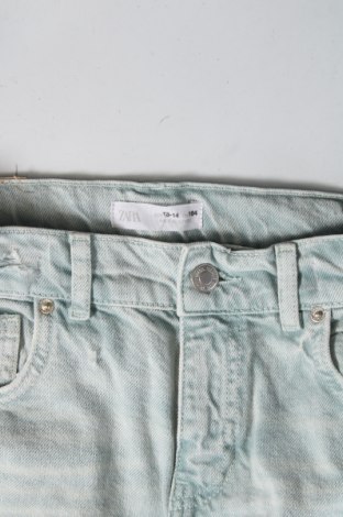 Dětské džíny  Zara, Velikost 13-14y/ 164-168 cm, Barva Modrá, Cena  383,00 Kč