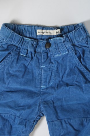 Pantaloni de catifea reiată, pentru copii Name It, Mărime 2-3m/ 56-62 cm, Culoare Albastru, Preț 10,13 Lei