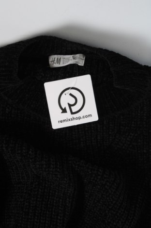 Детски пуловер H&M, Размер 10-11y/ 146-152 см, Цвят Черен, Цена 22,00 лв.