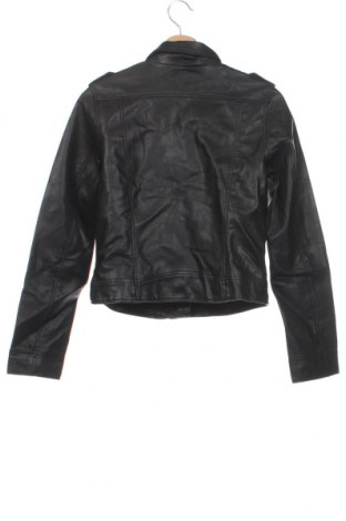 Detská kožená bunda  H&M, Veľkosť 14-15y/ 168-170 cm, Farba Čierna, Cena  11,11 €