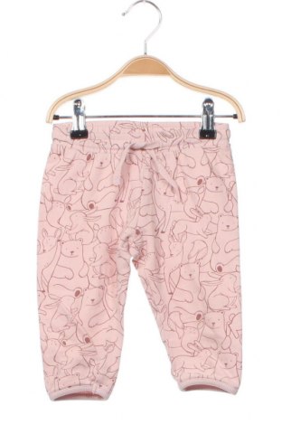 Dziecięce spodnie sportowe H&M, Rozmiar 6-9m/ 68-74 cm, Kolor Różowy, Cena 36,78 zł