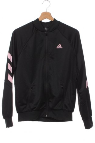 Детско спортно горнище Adidas, Размер 13-14y/ 164-168 см, Цвят Черен, Цена 54,45 лв.