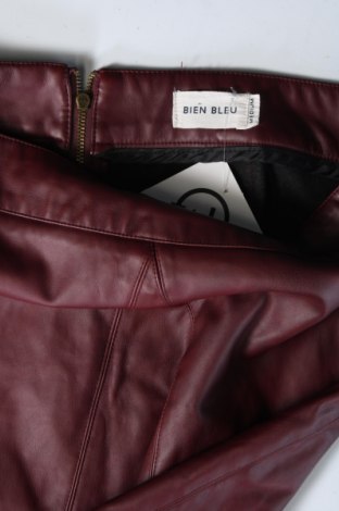 Kožená sukňa  Bien Bleu, Veľkosť M, Farba Červená, Cena  2,63 €