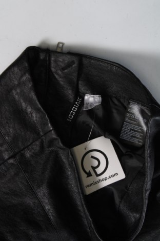Δερμάτινη φούστα H&M Divided, Μέγεθος XXS, Χρώμα Μαύρο, Τιμή 2,87 €