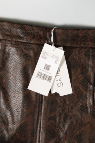 Kožená sukně  Haily`s, Velikost XL, Barva Hnědá, Cena  1 261,00 Kč