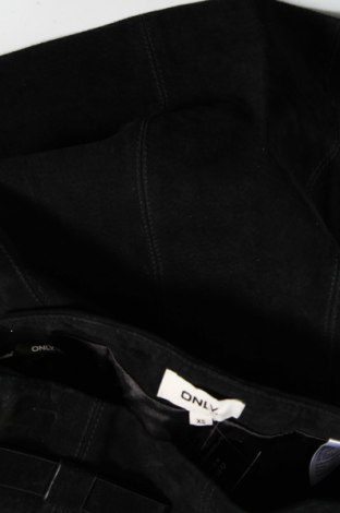 Δερμάτινη φούστα ONLY, Μέγεθος XS, Χρώμα Μαύρο, Τιμή 6,42 €