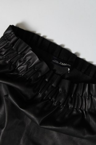 Fustă de piele Zara Knitwear, Mărime M, Culoare Negru, Preț 65,79 Lei