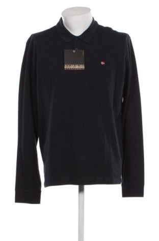 Ανδρική μπλούζα Napapijri, Μέγεθος XXL, Χρώμα Μπλέ, Τιμή 38,56 €