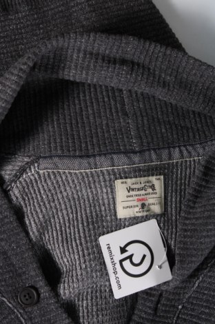 Jachetă tricotată de bărbați Jack & Jones, Mărime S, Culoare Gri, Preț 25,51 Lei