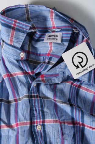 Ανδρικό πουκάμισο Aspesi, Μέγεθος M, Χρώμα Μπλέ, Τιμή 27,72 €