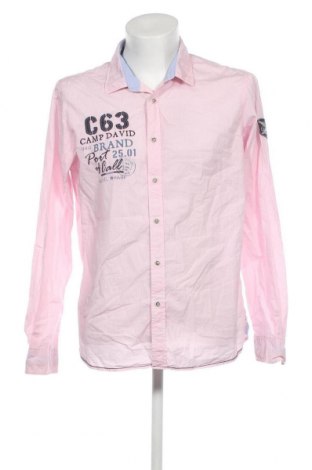 Pánská košile  Camp David, Velikost L, Barva Růžová, Cena  435,00 Kč