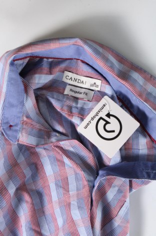 Ανδρικό πουκάμισο Canda, Μέγεθος M, Χρώμα Πολύχρωμο, Τιμή 2,51 €