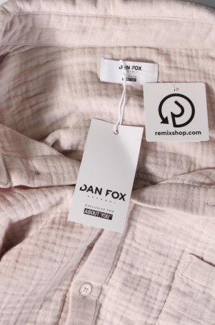 Мъжка риза Dan Fox X About You, Размер XXL, Цвят Бежов, Цена 72,00 лв.