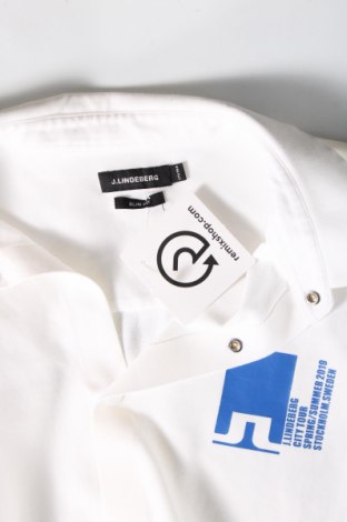 Ανδρικό πουκάμισο J.Lindeberg, Μέγεθος M, Χρώμα Λευκό, Τιμή 70,10 €