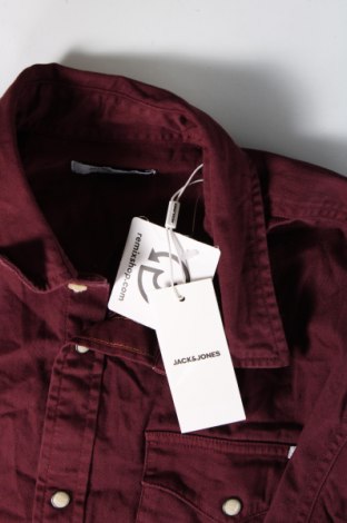 Мъжка риза Jack & Jones, Размер L, Цвят Червен, Цена 68,00 лв.