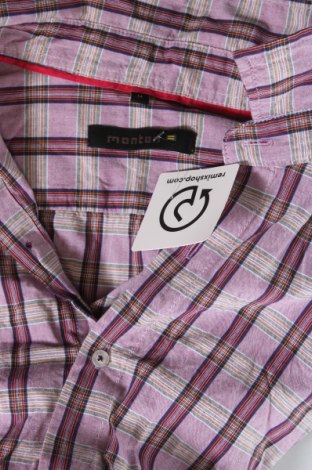 Мъжка риза Monton, Размер M, Цвят Лилав, Цена 4,08 лв.