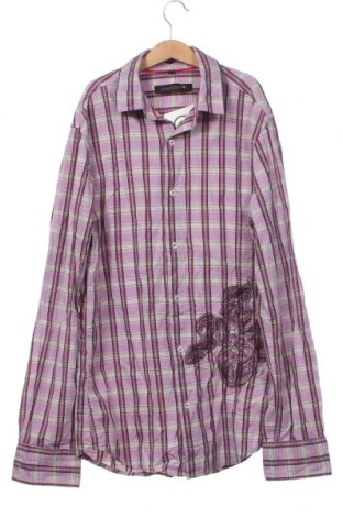 Ανδρικό πουκάμισο Monton, Μέγεθος M, Χρώμα Βιολετί, Τιμή 2,52 €