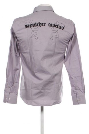 Ανδρικό πουκάμισο Pontto, Μέγεθος S, Χρώμα Γκρί, Τιμή 44,54 €