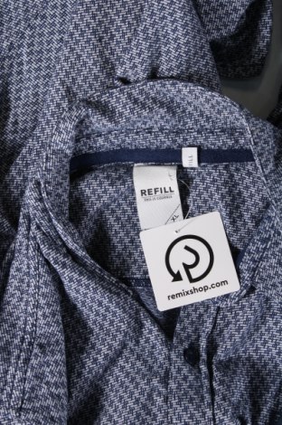 Ανδρικό πουκάμισο Refill, Μέγεθος M, Χρώμα Μπλέ, Τιμή 17,94 €