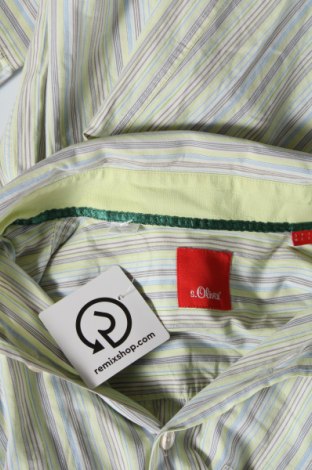 Ανδρικό πουκάμισο S.Oliver, Μέγεθος M, Χρώμα Πολύχρωμο, Τιμή 3,79 €